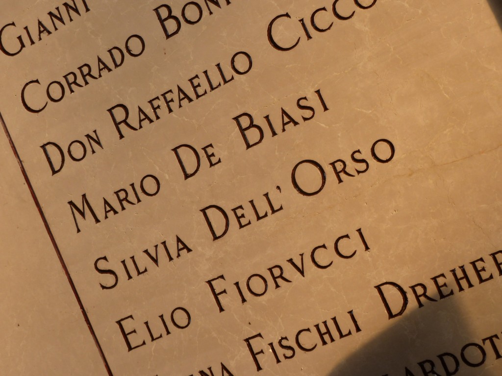 L'iscrizione di Silvia Dell'Orso nel Famedio